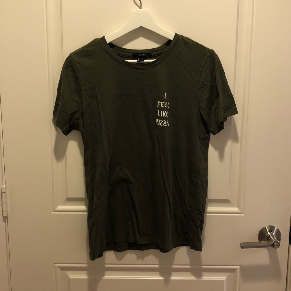 Green t shirt